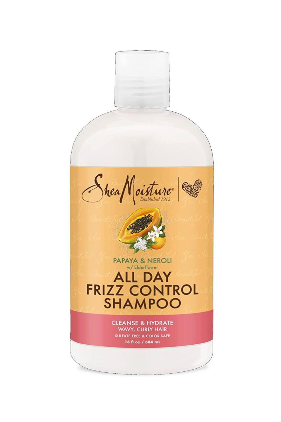 20) SheaMoisture Frizz Control Shampoo for Frizz Prone Hair