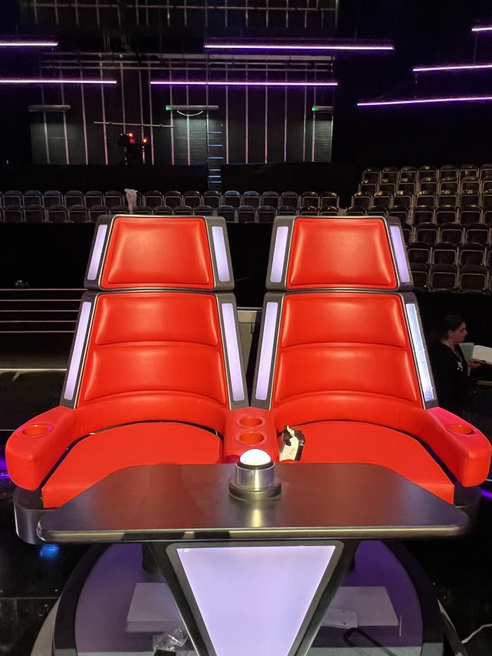 The Voice UK’s new double chair (ITV/PA)