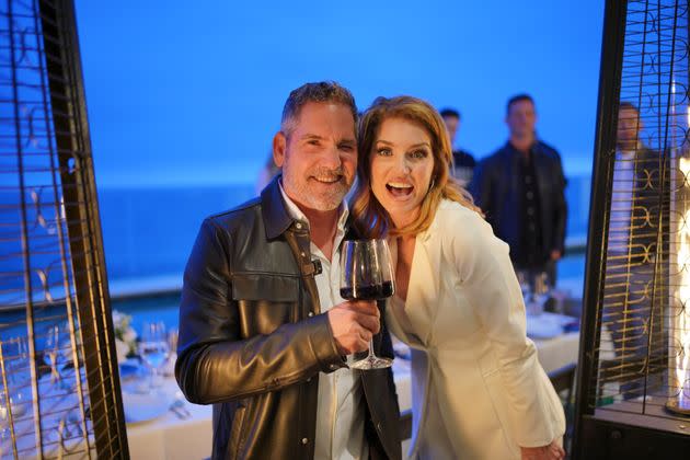 Cardone and wife, Elena, in April at an event in Malibu, California.