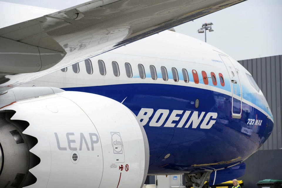 A Boeing 737 Max aircraft (Gilles Rolle / Sipa via AP Images)