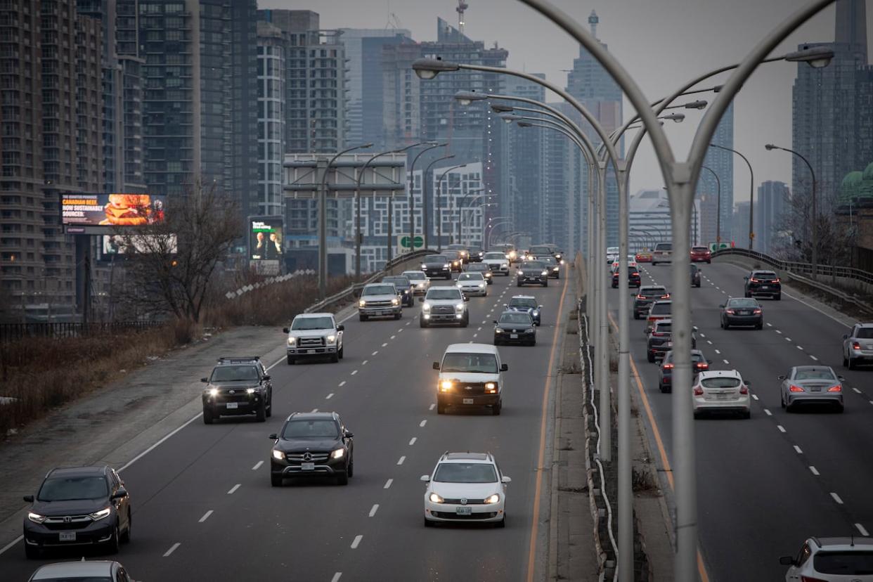 The Gardiner Expressway is 60 years old and needs to undergo extensive repairs. The latest round of work is set to start next week and last three years. (Evan Mitsui/CBC - image credit)