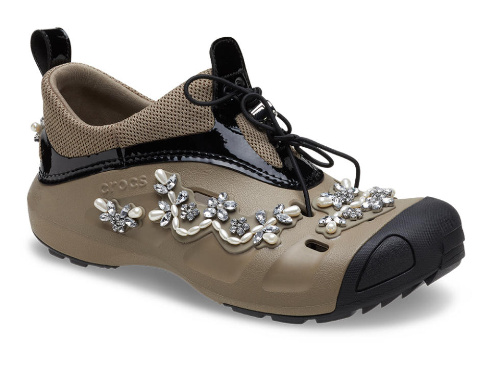 Simone x Crocs Quick Trail Shoe in Tan