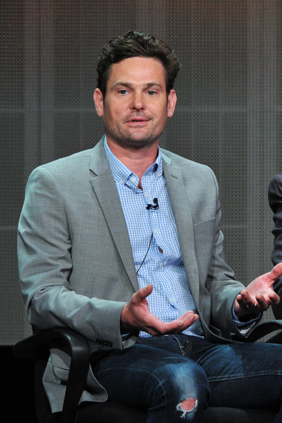 Actor Henry Thomas attends the Disney/ABC Television Group's 2013 Summer TCA panel at the Beverly Hilton Hotel on Sunday, August 4, 2013 in Beverly Hills, Calif. (Photo by Vince Bucci/Invision/AP)