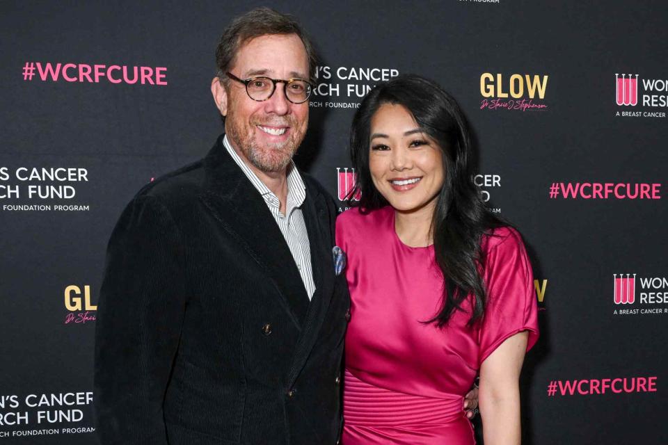 <p>Gilbert Flores/Variety via Getty</p> (L) Rob Minkoff and Crystal Kung Minkoff