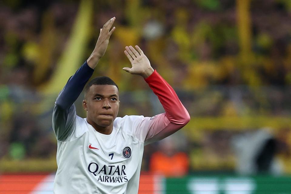 Kylian Mbappe has one final chance to deliver PSG Champions League glory (AFP via Getty Images)