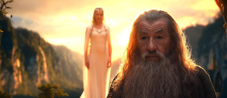 Ian McKellen in New Line Cinema's "The Hobbit: An Unexpected Journey" - 2012