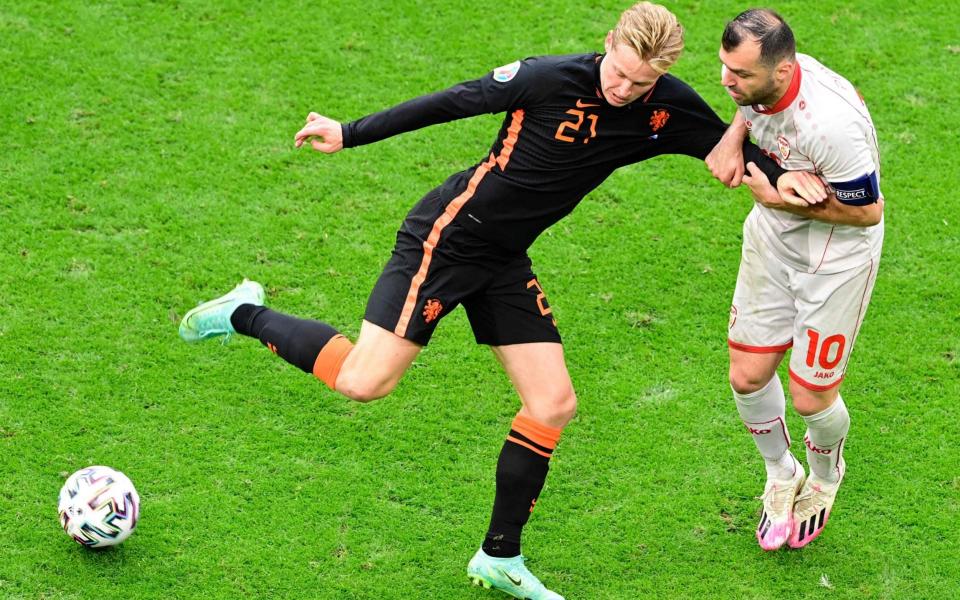 Frenkie de Jong pulled the strings for the Netherlands - AFP