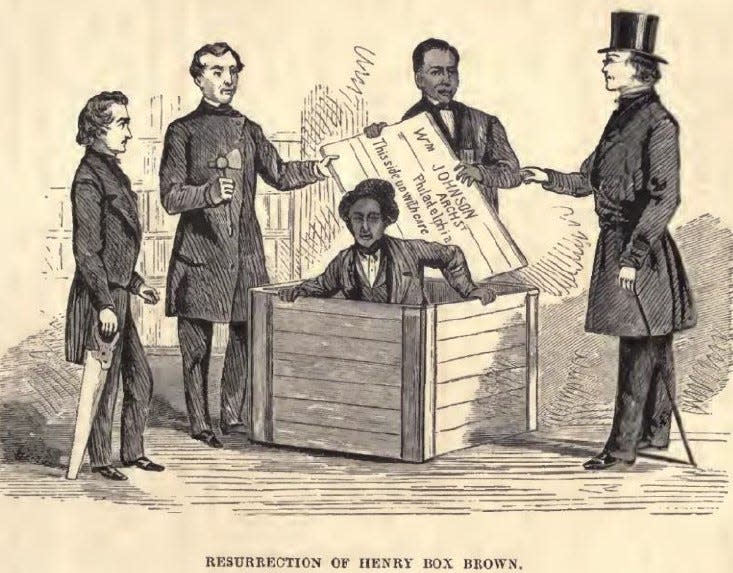 Henry "Box" Brown was renowned for shipping himself in a wooden crate to escape slavery. He stayed for a time in New Bedford during the time of the Undergound Railroad.