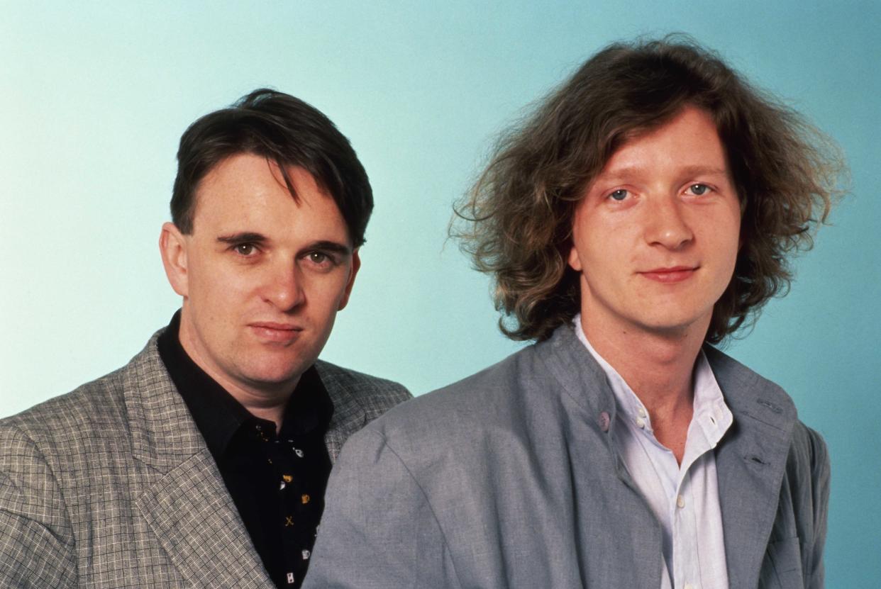 Chris Difford and Glenn Tilbrook in 1984. (Ebet Roberts/Redferns via Getty Images)