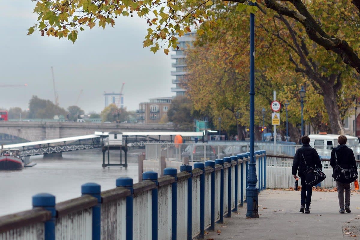 A body was found on the riverbank of the Thames in Putney (Daniel Lynch)
