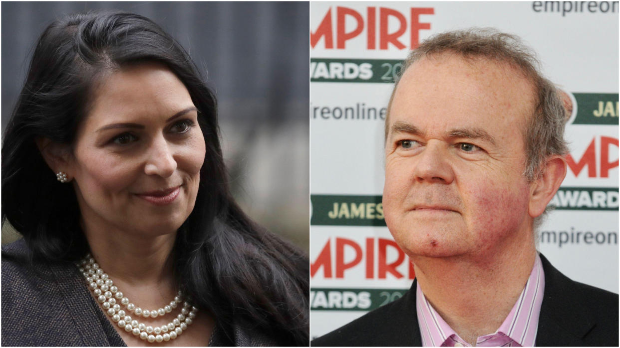 Ian Hislop criticised Priti Patel's stance on the death penalty. (PA)