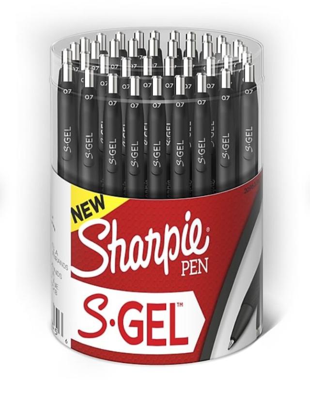 sharpie pen glides across paper