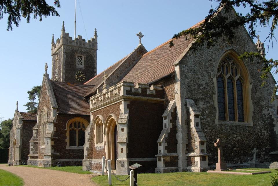 15) The church at Sandringham where the Queen worships