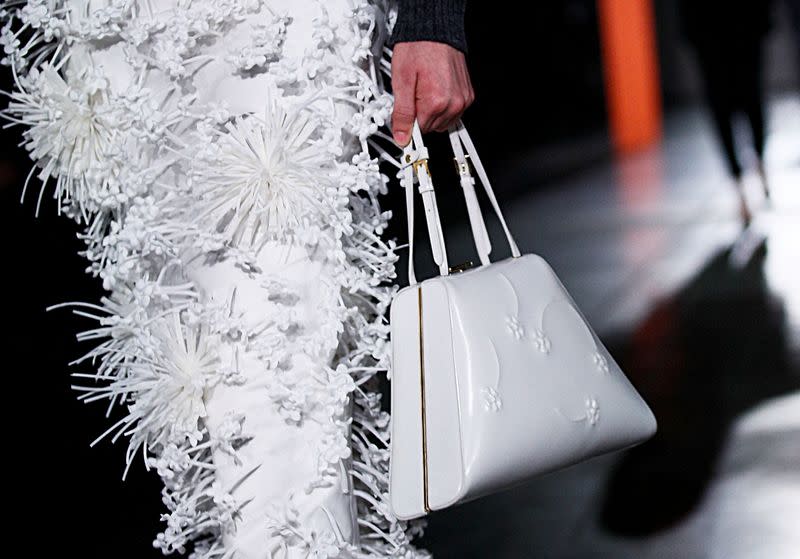 FILE PHOTO: Prada presents Fall-Winter 2023/2024 collection during Milan Fashion Week