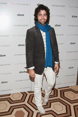 Adrian Grenier at a New York City screening of Paramount Vantage's Margot at the Wedding hosted by The Cinema Society and Linda Wells