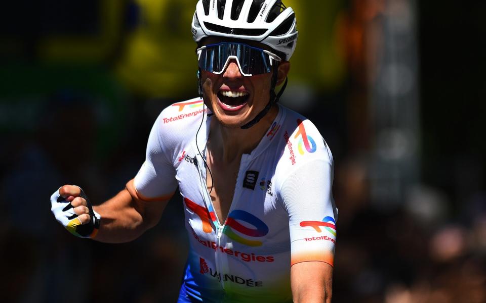 Valentin Ferron – Valentin Ferron lands biggest win of his career as Wout van Aert retains lead at Criterium du Dauphine - GETTY IMAGES