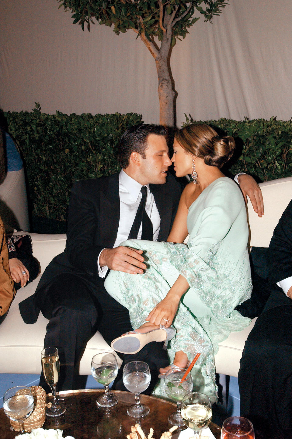 Former couple Ben Affleck and Jennifer Lopez, depicted in 2003. (Photo: Patrick McMullan/Getty Images)