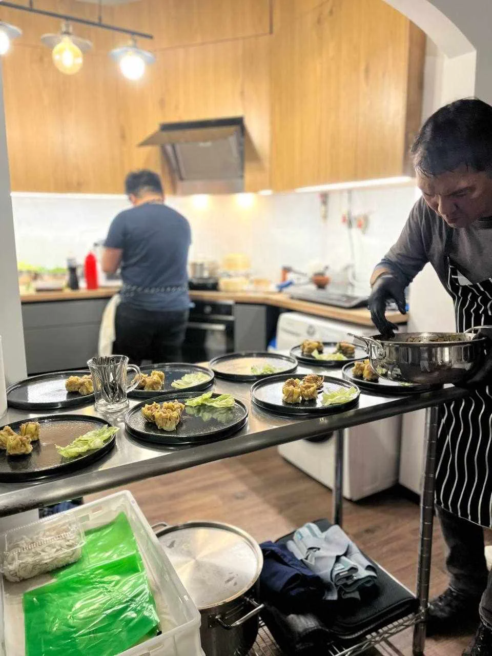 Preparing an invited dinner at Chef Table — Lviv <span class="copyright">Provided by Robert Nuey</span>