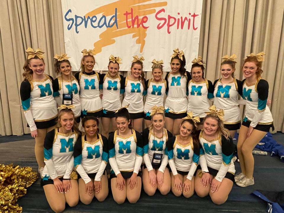 Sixteen Oklahoma Cheerleaders will perform as part of the Spirit of America CHEER performance in Thursday's Macy's Thanksgiving Day Parade. The girls are from the towns of Washington, Norman, Tecumseh, Dibble, Ada, Verdigris, Chickasha, and Crescent.