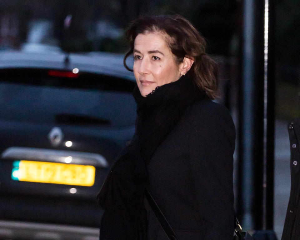 Emma Langford leaves Isleworth Crown Court in West London in January. (SWNS)