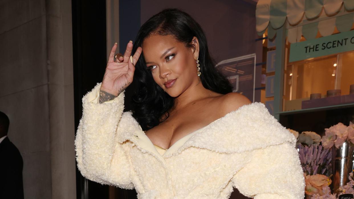 Rihanna is seen at the Launch of Fenty Hair at Selfridges on September 16, 2024 in London, England