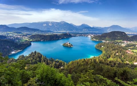 Bled is at the foot of the Julian Alps - Credit: istock