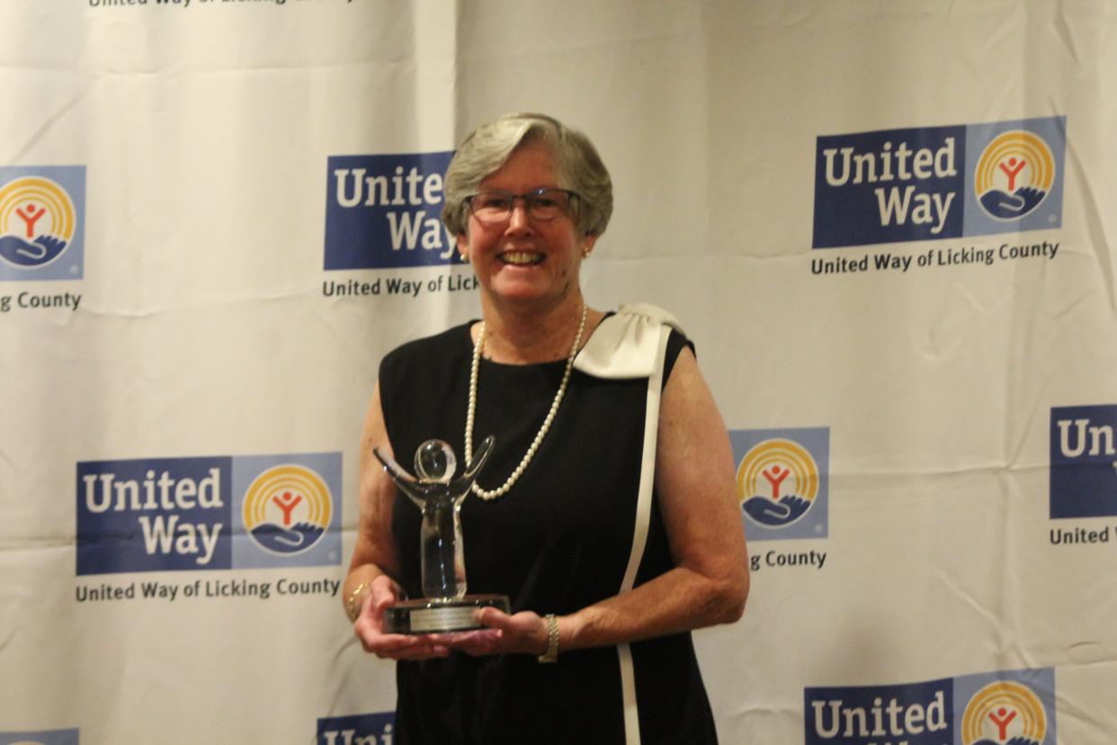 Molly Ingold, recipient of the first-ever United Way of Licking County Community Leadership Award.