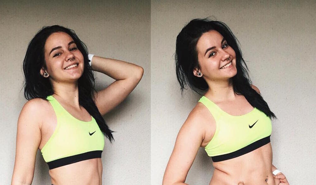 This young woman’s “before and after” Instagram shows just how deceptive body photos can be