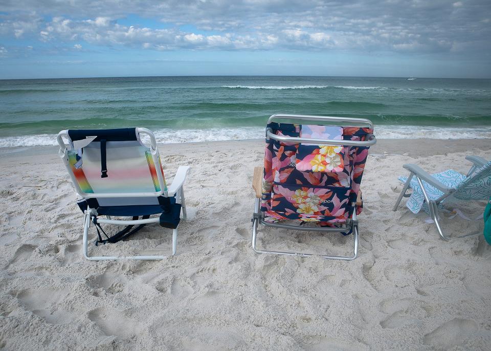 Public Beach Access No. 12 in Panama City Beach, Fla., is pictured June 22, 2024. Three young men from Alabama drowned there the previous evening the sheriff's office announced. (Tyler Orsburn/News Herald)