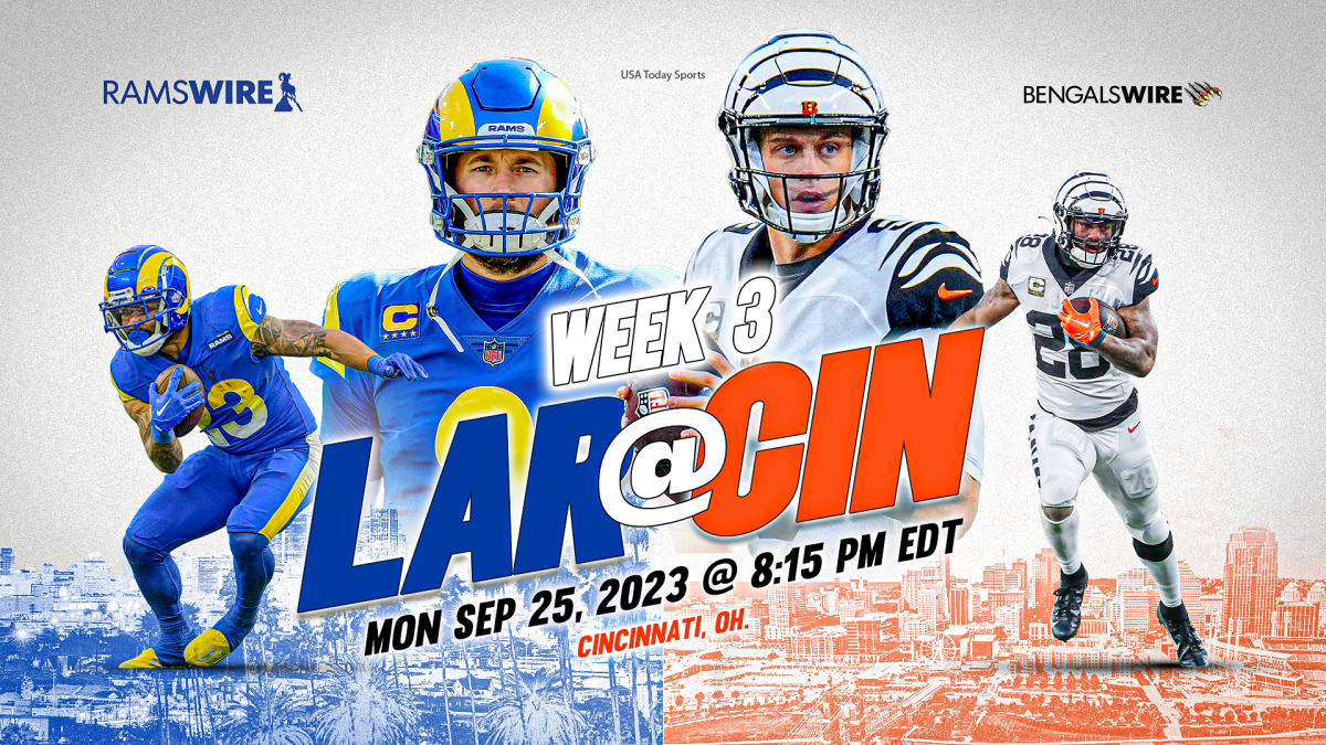 How to watch Rams vs. Bengals: Time, TV and streaming info for Week 3