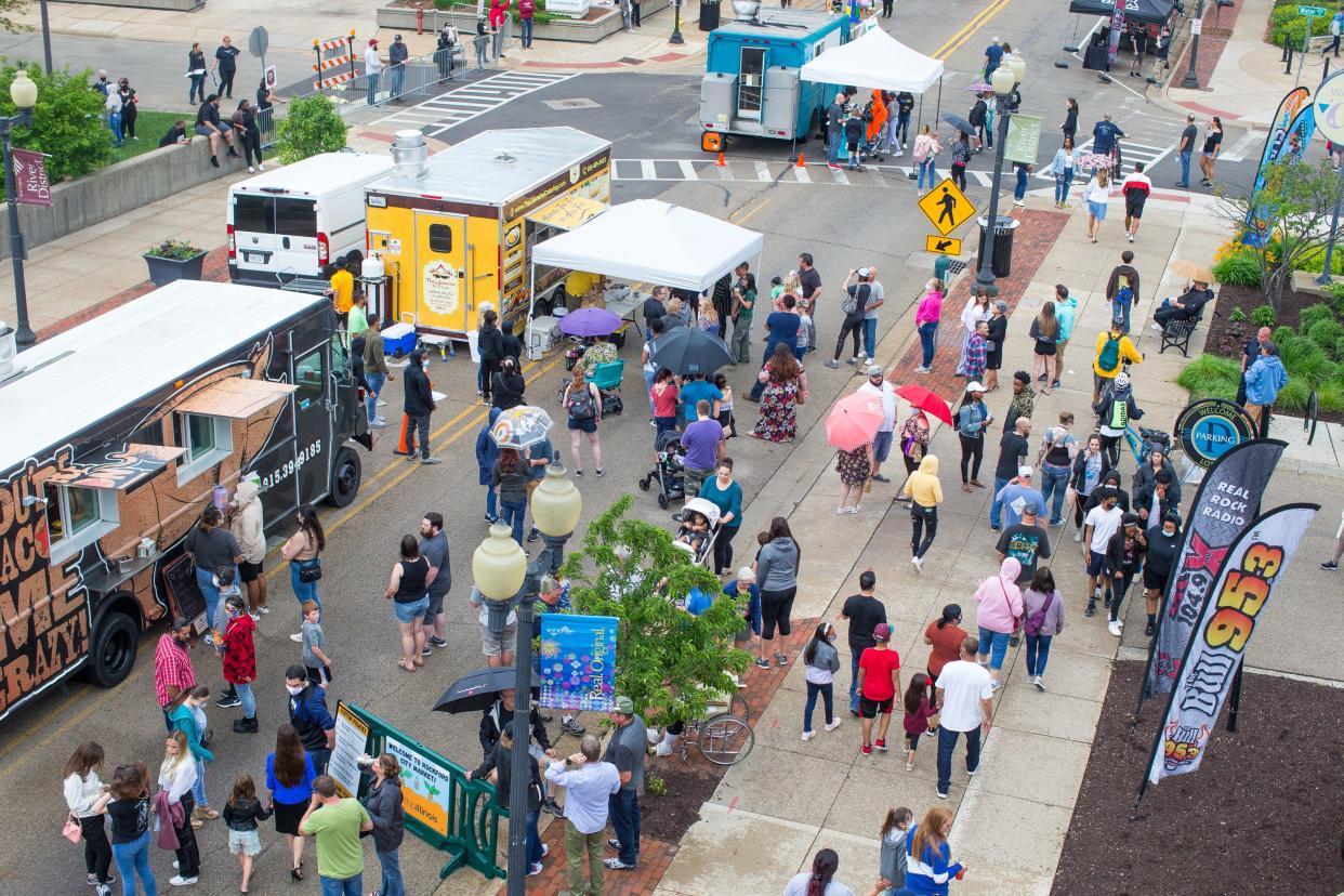 Rockford City Market is pictured on Friday, May 21, 2021.