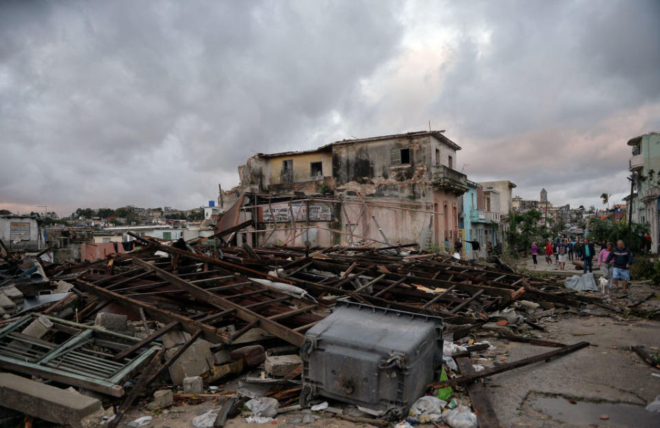 Havana, devastated