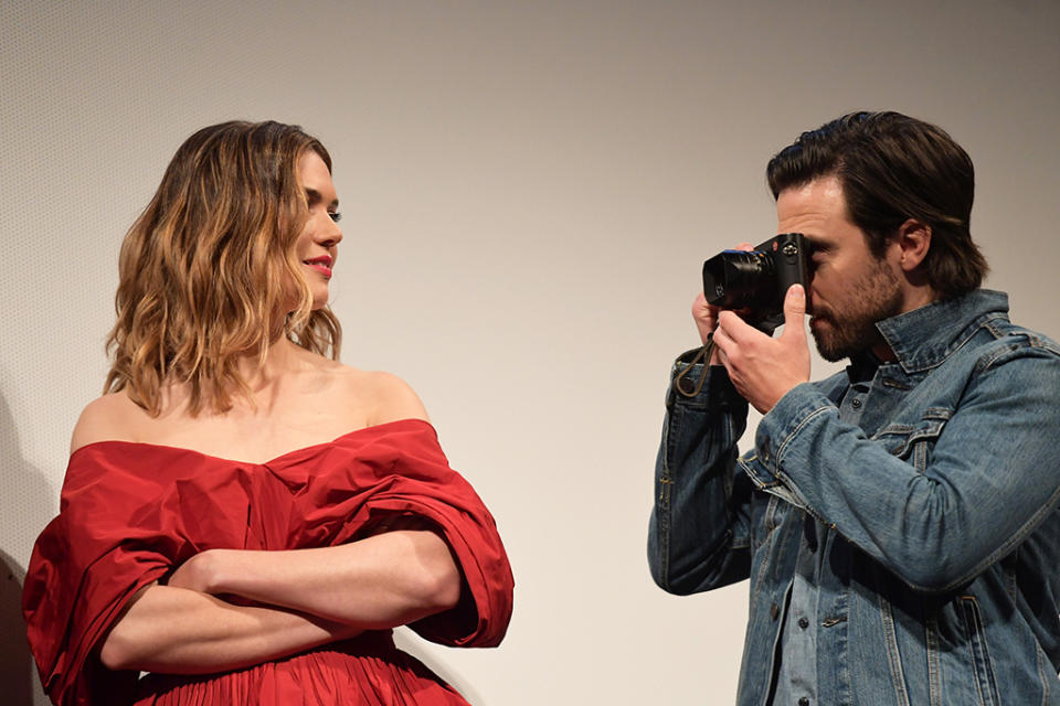 <p>Even when they’re not in character, the “This is Us” stars can’t help but be so darn endearing! In a total Jack Pearson move, Ventimiglia snapped a photo of his beautiful costar, while attending the 2018 SXSW Conference in Austin, Texas, (Photo: Matt Winkelmeyer/Getty Images for SXSW) </p>