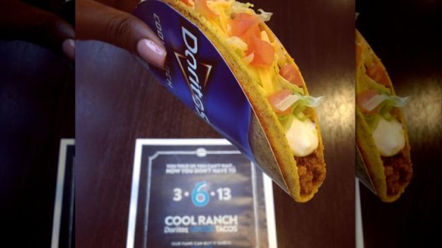 Taco Bell Adds Flamin Hot Cool Ranch Doritos Locos Taco to Menu