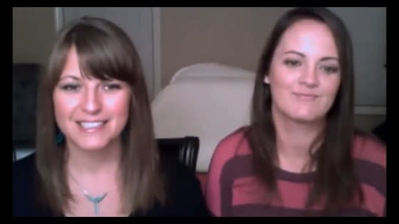 Catrina and Anne, a couple who were formerly coaches at the Twin Flame Ascension School.<span class="copyright">Courtesy of Prime Video</span>