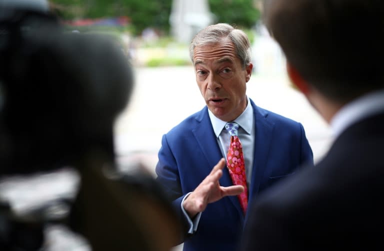 Labour and the Tories have accused Nigel Farage of not tackling allegations of racism in his party (HENRY NICHOLLS)