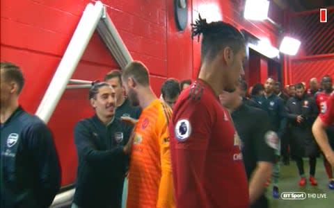 Players in the tunnel - Credit: BT