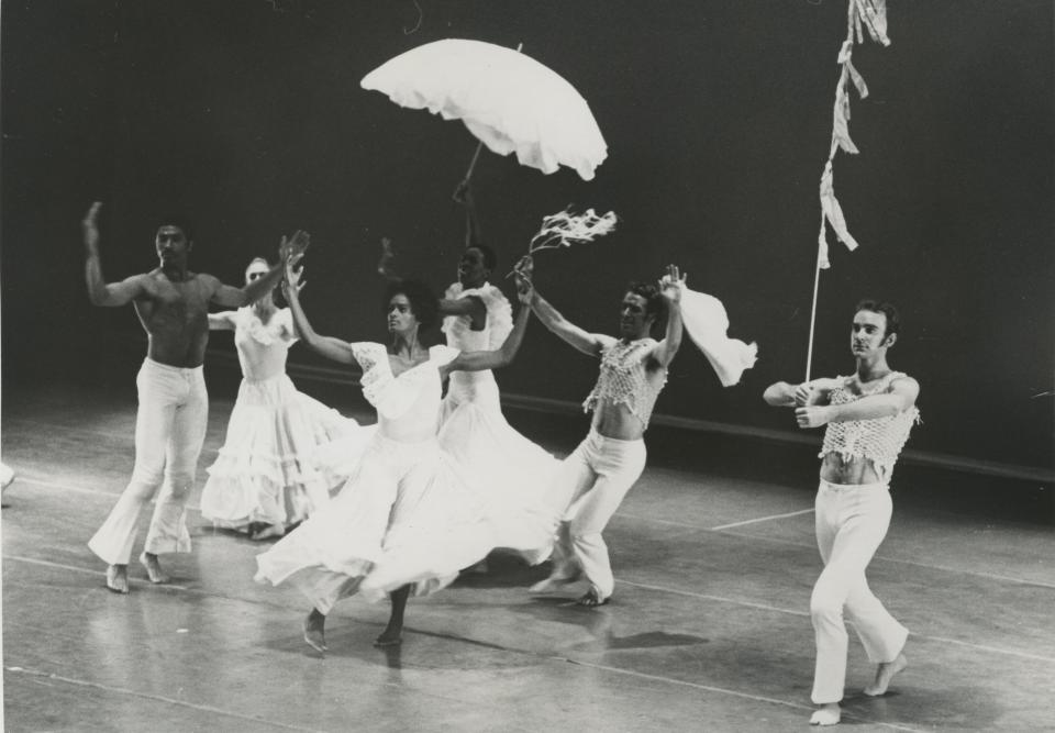 An additional resource for dance lovers in Austin is the Performing Arts Collection at the University of Texas' Harry Ransom Center, where one can find early images of the Alvin Ailey Dance Theater, including this 1969 performance of "Revelations," in the Fred Fehl Dance Collection.