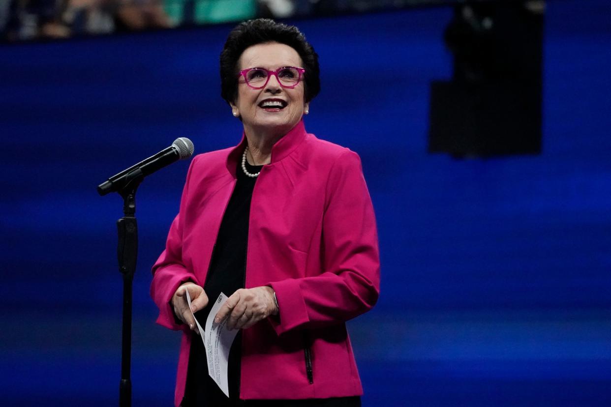 Billie Jean King.