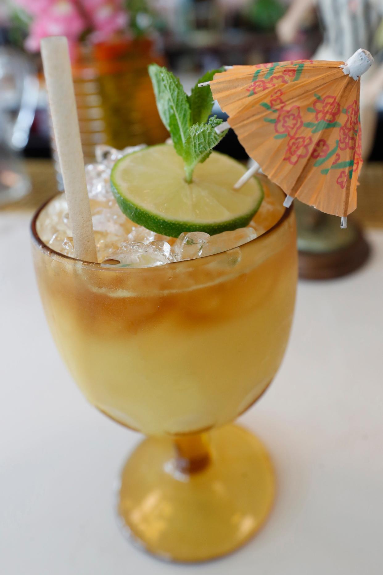 A alcohol-free Mai Tai from ZZ & Simone's in Athens, Ga.