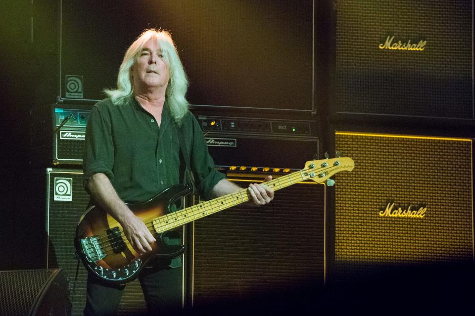 Cliff Williams of AC/DC performs at Nationwide Arena on Sept. 4, 2016, in Columbus, Ohio. Dinner at Sea Salt with Williams is one of the Naples Winter Wine Festival online lots.