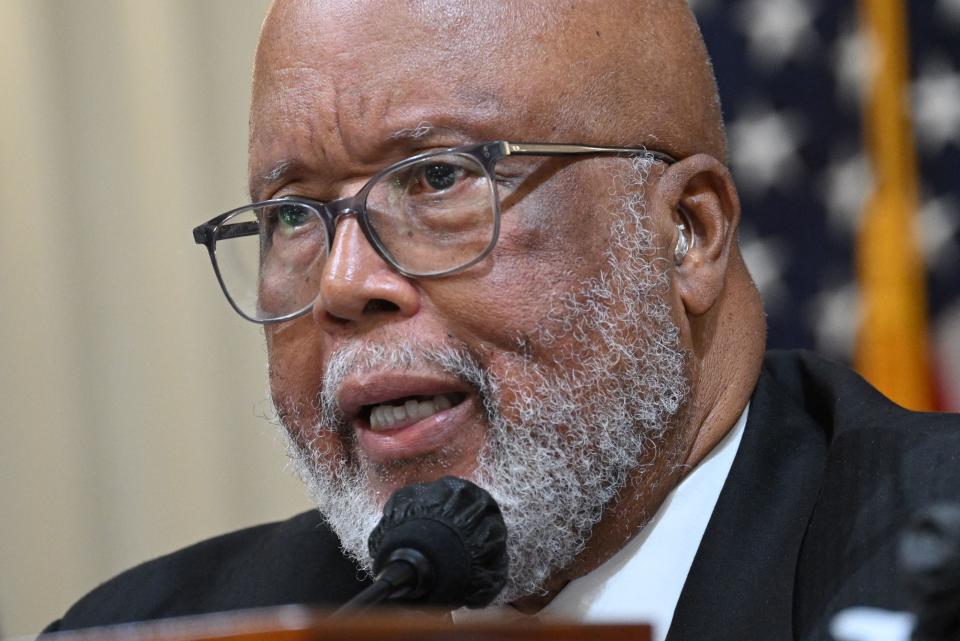 Rep. Bennie Thompson, D-Miss., at the microphone.