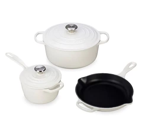 le creuset cast iron set