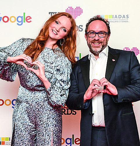 Wales and Lily Cole (Frankowski/REX/Shutterstock)