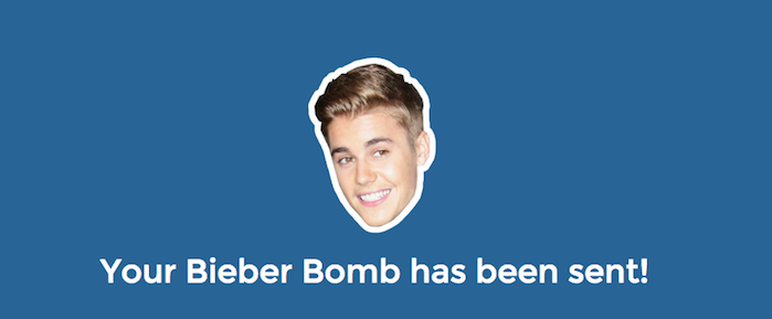 Bieber Bomb: Here's How to Send Justin Bieber Lyrics to Your Friends Anonymously 