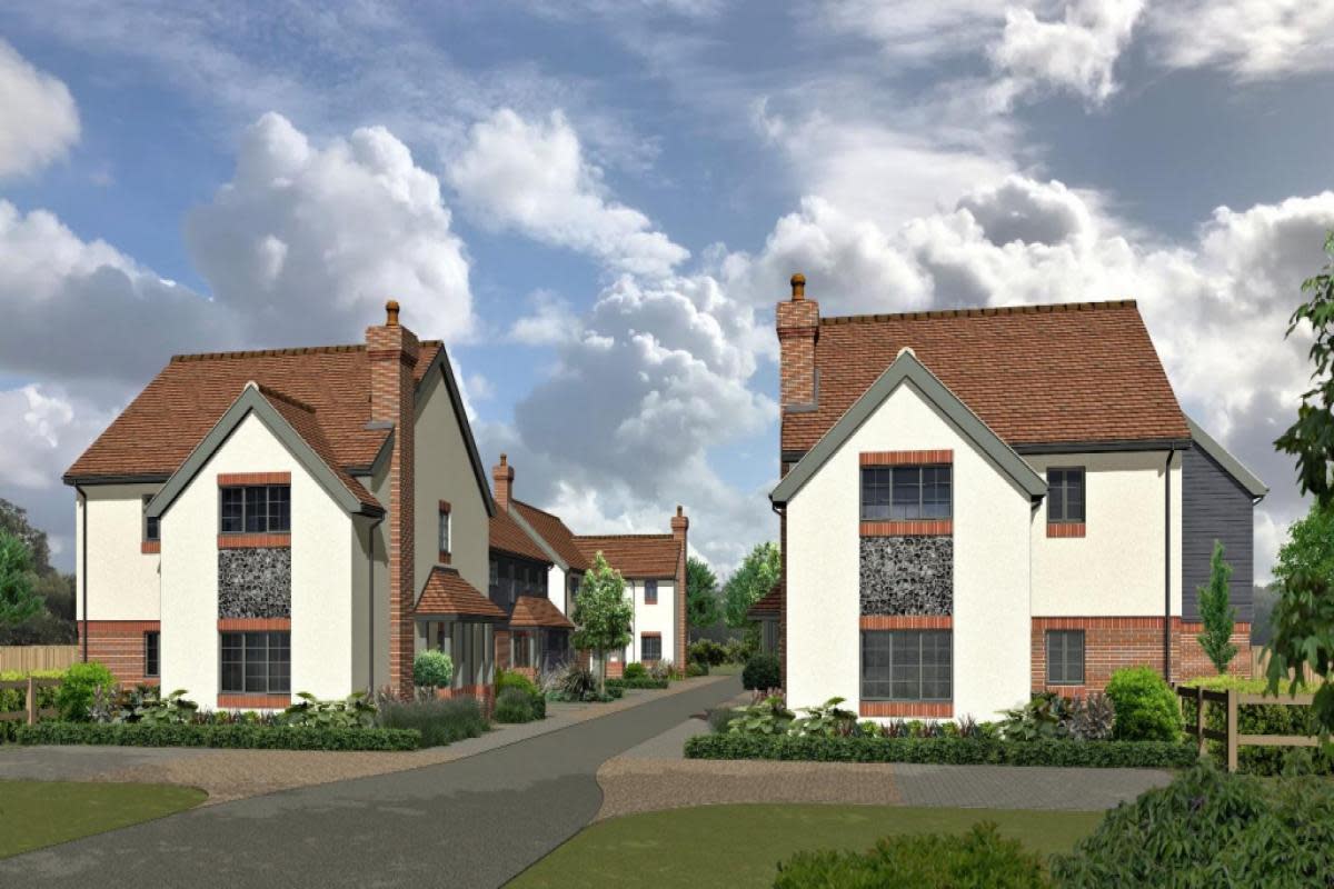 Eight new homes will be built in the village <i>(Image: SCd Architects)</i>