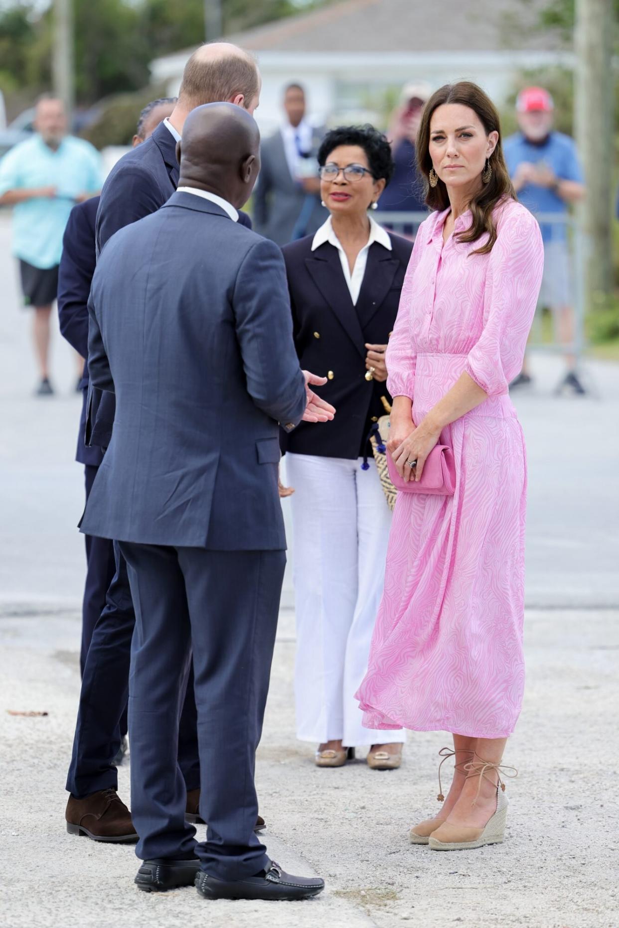 Kate Middleton Wedge Sandals Caribbean Tour