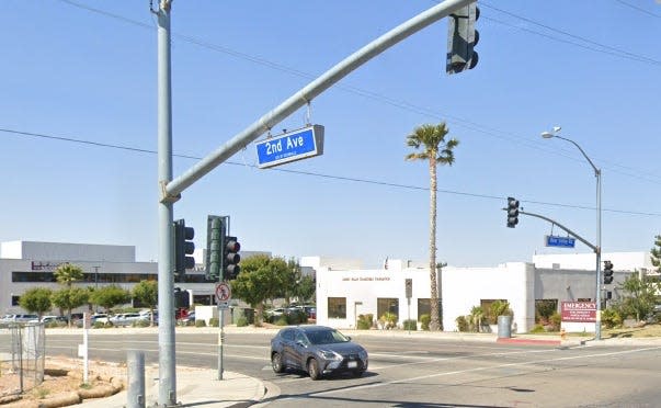 Temporary lane closures are planned during road work and traffic signal improvements on Bear Valley Road and Second Avenue, near Desert Valley Hospital in Victorville.