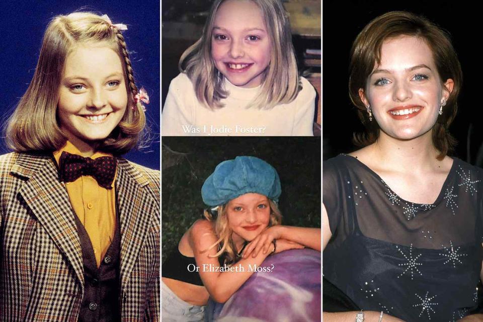 <p>Sophia MORIZET/Gamma-Rapho via Getty Images; Amanda Syefried/Instagram; Ron Galella, Ltd./Wireimage</p> Jodie Foster as a child; Amanda Seyfried as a child; Elisabeth Moss