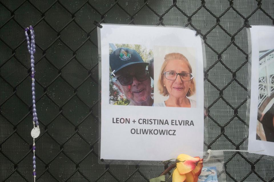 Leon Oliwkowicz and Cristina Beatriz Elvira lived in Unit 704 of the Champlain Towers South. Their bodies were identified days after the Surfside, Fla., building collapsed on  June 24, 2021.